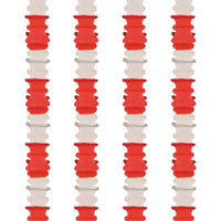 Ceiling Drops red & white (4 Per Package)