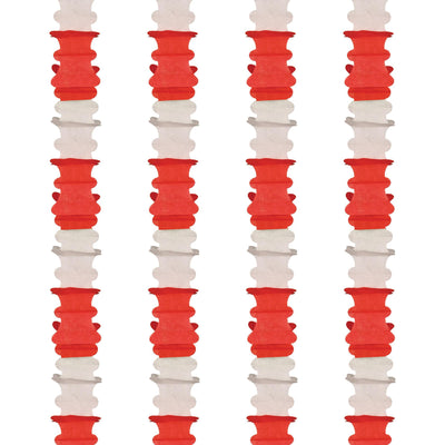 Ceiling Drops red & white (4 Per Package)