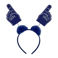 #1 Hand Boppers with Marabou in Blue