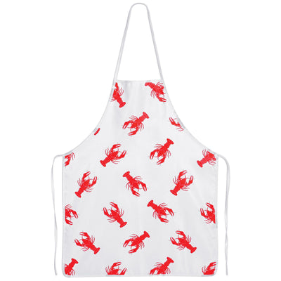 Crawfish Fabric Novelty Apron - Mardi Gras Crawfish Apron