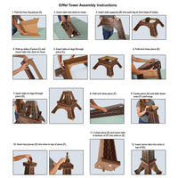 Beistle 3-D Eiffel Tower Prop - 94 inch x 40 inch, French Themed Decorations, 1/pkg, 4/case