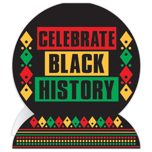 3-D Celebrate Black History Month Centerpiece - 10 inch