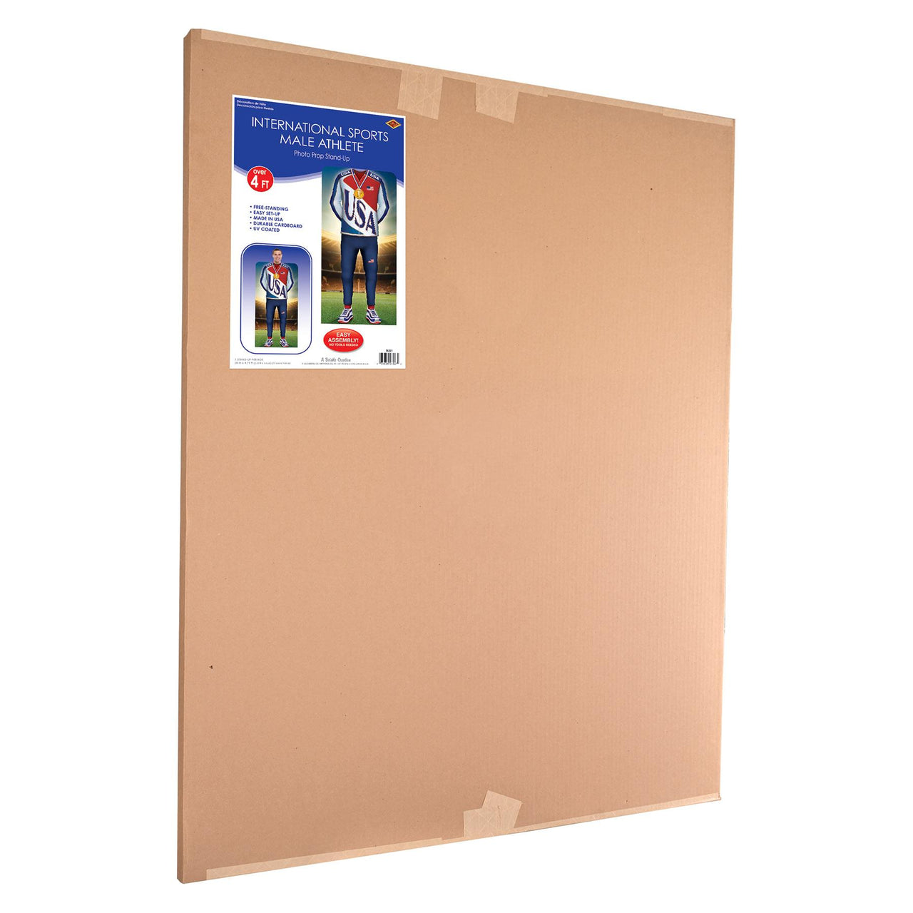 Beistle International Sports Male Athlete Photo Prop Stand-Up - Sports Photo Prop 57.25x28 inch