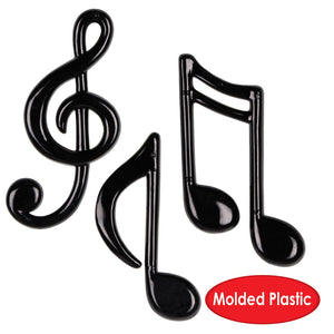 Bulk Molded Plastic Musical Notes (Case of 36) by Beistle