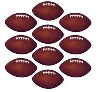 Beistle Mini Football Party Cutouts (10/Pkg)