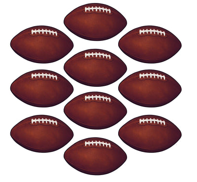 Beistle Mini Football Party Cutouts (10/Pkg)
