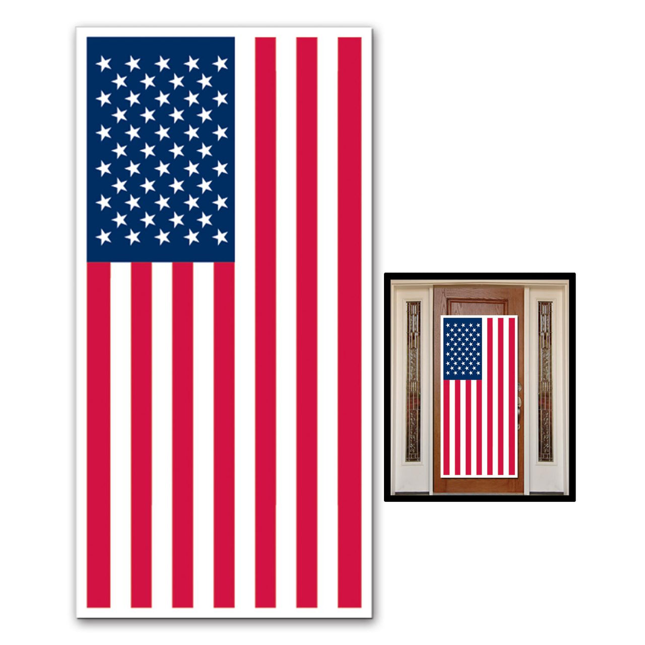 Beistle American Flag Party Door Cover
