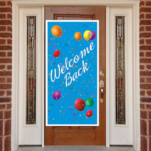 Bulk Welcome Back Door Cover Party Signs and Banners (Case of 12) by Beistle