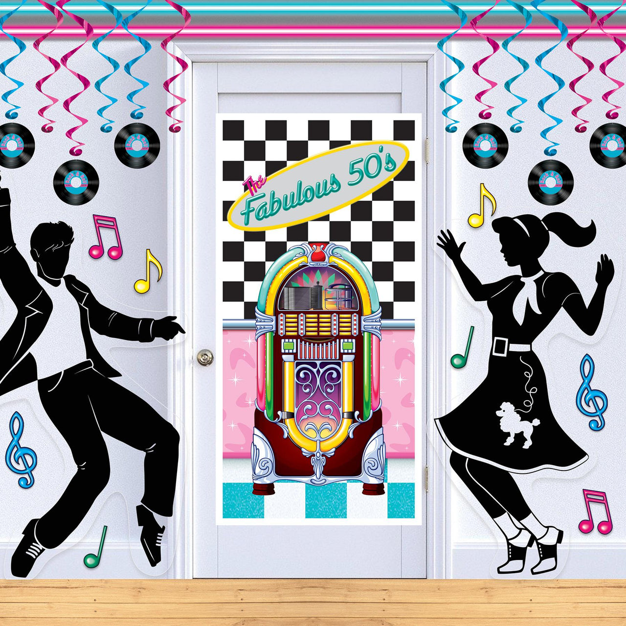 The Fabulous 50's Door Cover