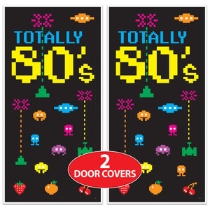 Bulk Totally 80's Door Cover (Case of 12) by Beistle
