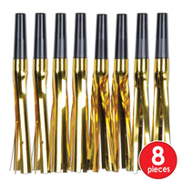 Bulk Black & Gold Squawkers (Case of 96) by Beistle