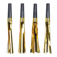 Beistle New Year's Eve Squawkers black & gold (8/Pkg)