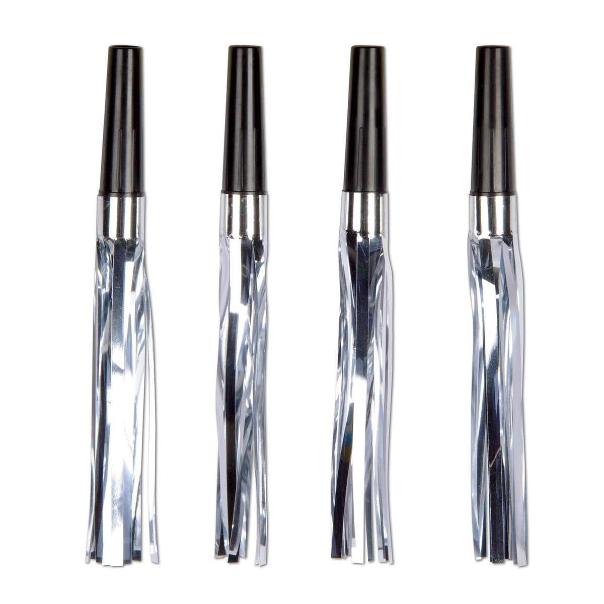 New Year's Eve Squawkers black & silver - black & silver (8/Pkg)