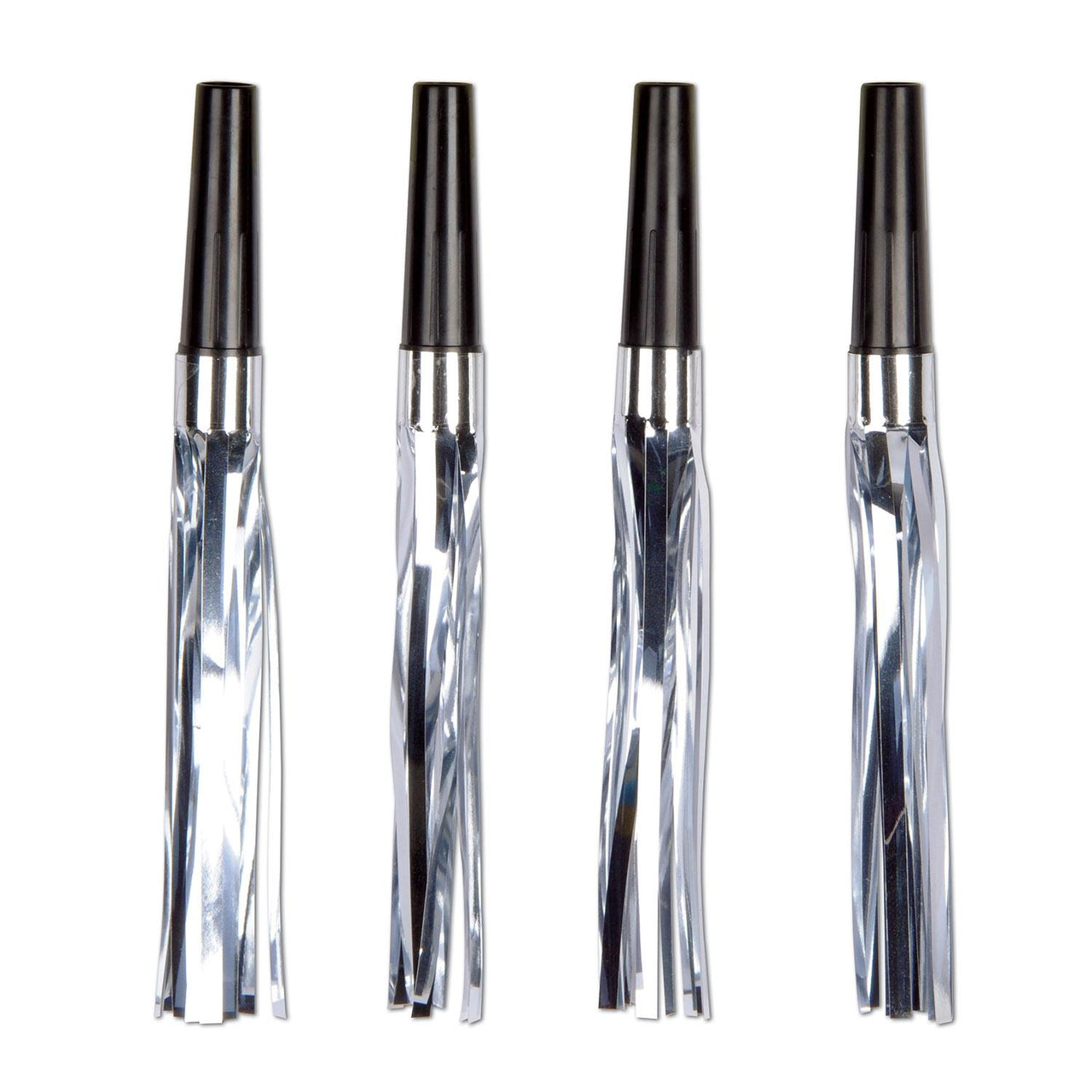 New Year's Eve Squawkers black & silver - black & silver (8/Pkg)