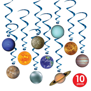 Back to School Decorations - Solar System Whirls