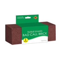 Football University Bad Call Brick 7.5'' x 3'' x 2''