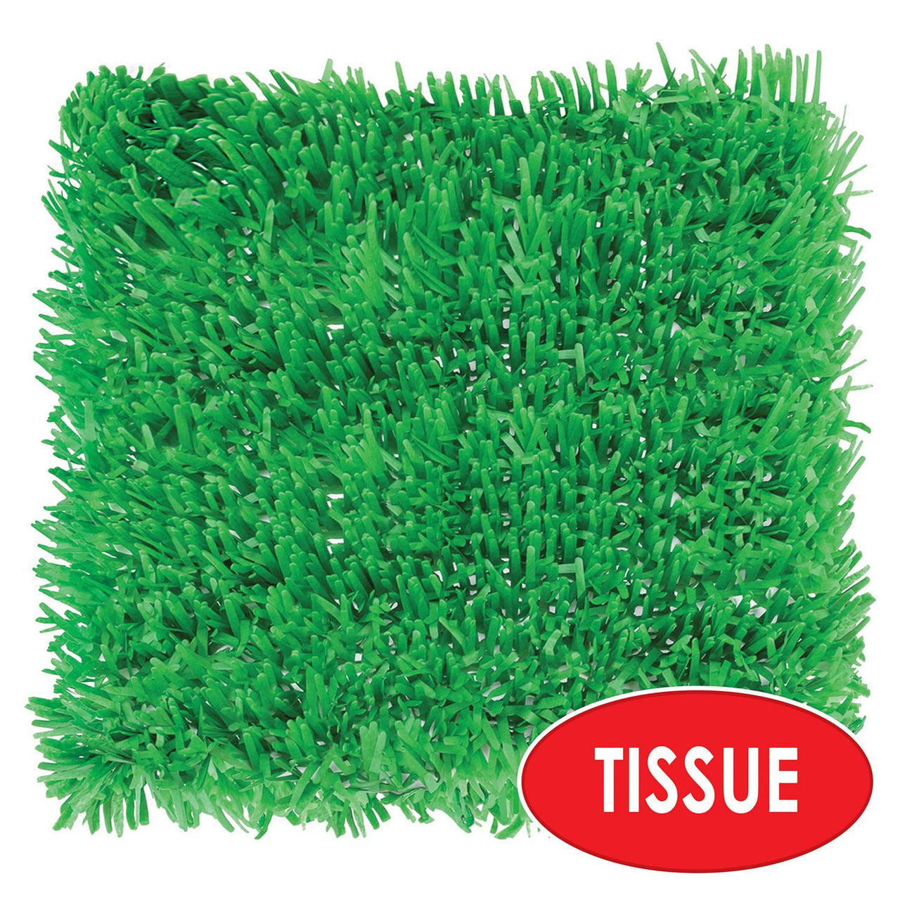 Bulk Easter Party Green Tissue Grass Mats (Case of 24) by Beistle