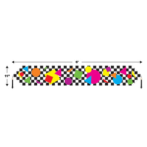 Bulk Printed Party Shapes Paper Table Runner (Case of 12) by Beistle