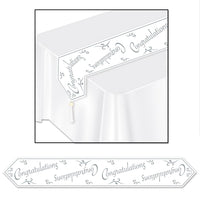 Beistle Printed Congratulations Paper Table Runner