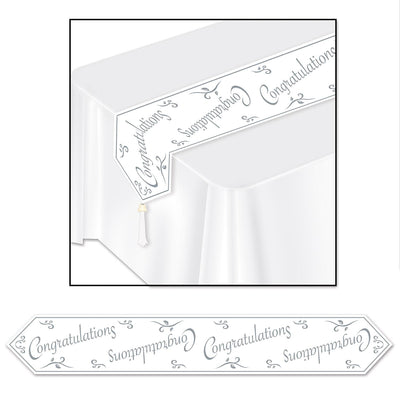Beistle Printed Congratulations Paper Table Runner