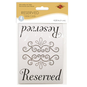 Bulk Reserved Table Cards (Case of 48) by Beistle