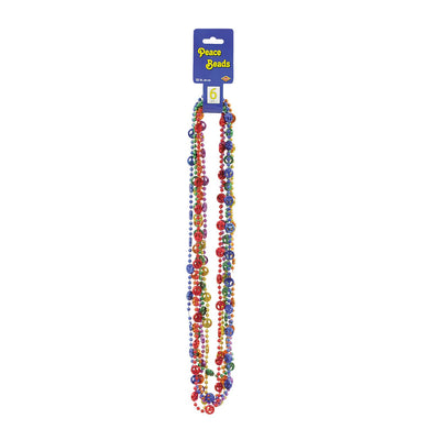 Beistle Peace Sign Party Bead Necklaces (6/Pkg)