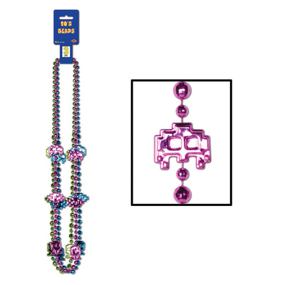Beistle 80's Party Bead Necklaces (3/Pkg)