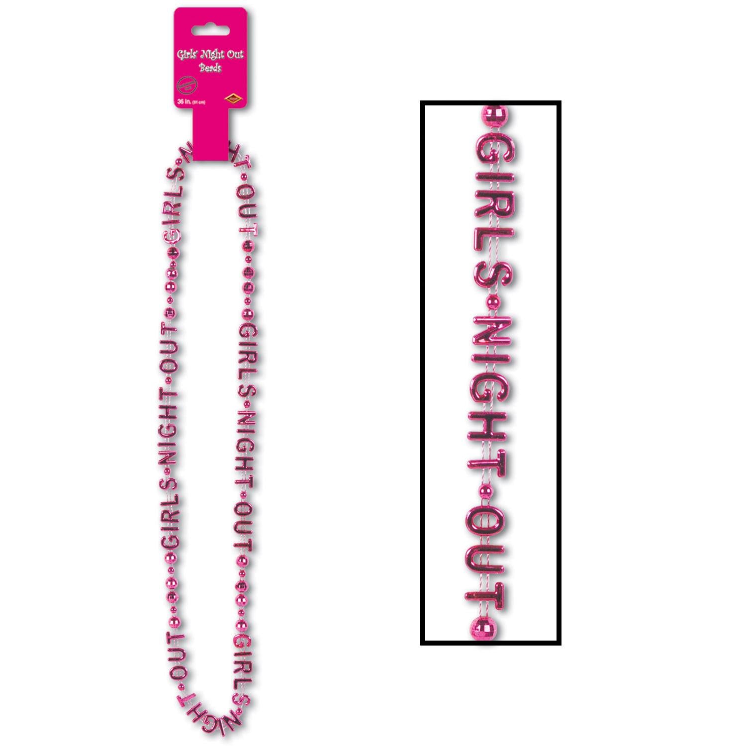 Beistle Bachelorette Party Girls' Night Out Bead Necklaces