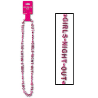 Beistle Bachelorette Party Girls' Night Out Bead Necklaces