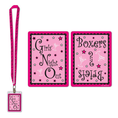 Beistle Bachelorette Party Girls' Night Out Party Pass