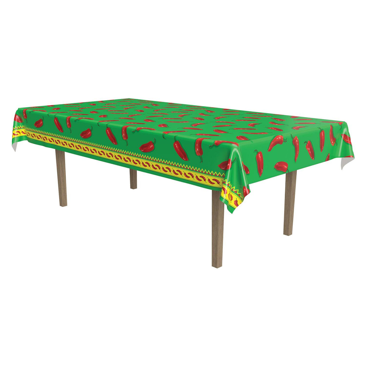 Beistle Fiesta Chili Pepper Tablecover