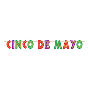 Beistle Fiesta Glittered Cinco De Mayo Streamer