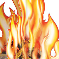 3-D Campfire Centerpiece (Case of 12)