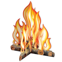 Beistle 3-D Campfire Party Centerpiece