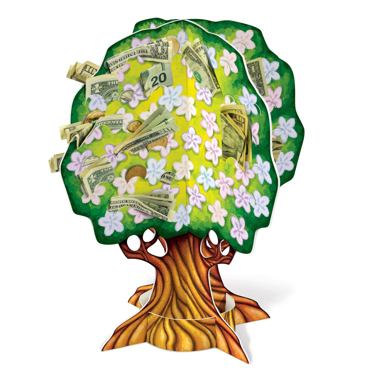 where to buy a money tree for a party 3-D Baby Shower Money Tree