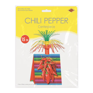 Bulk Cinco de Mayo Chili Pepper Centerpiece (Case of 12) by Beistle