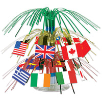 Beistle Int'l Flag Mini Cascade Party Centerpiece