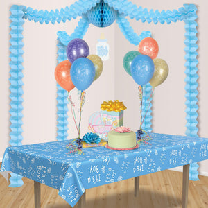 Bulk It's A Boy! Tablecover (Case of 12) by Beistle
