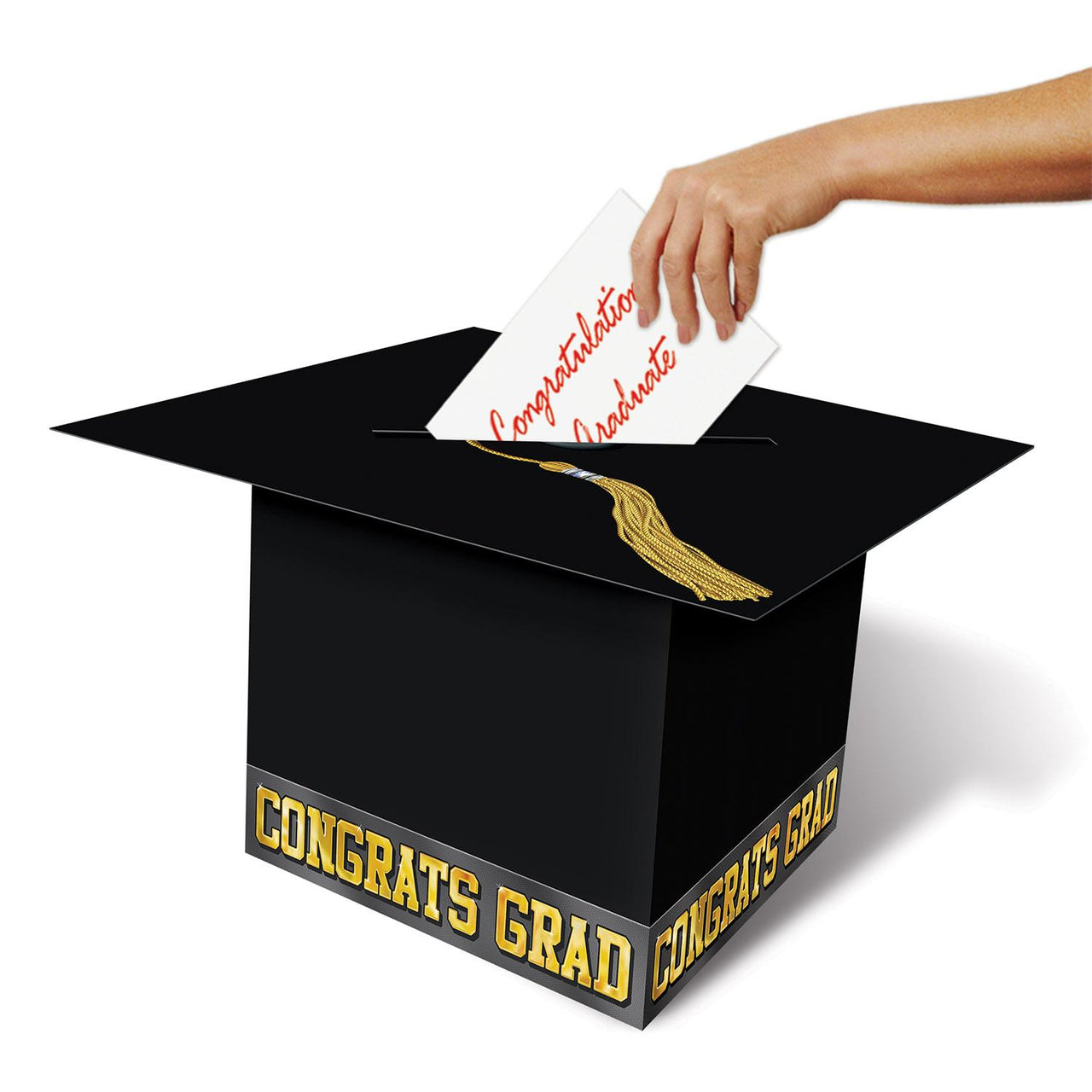 Grad Cap Card Box Black Grad Cap Card Box Black