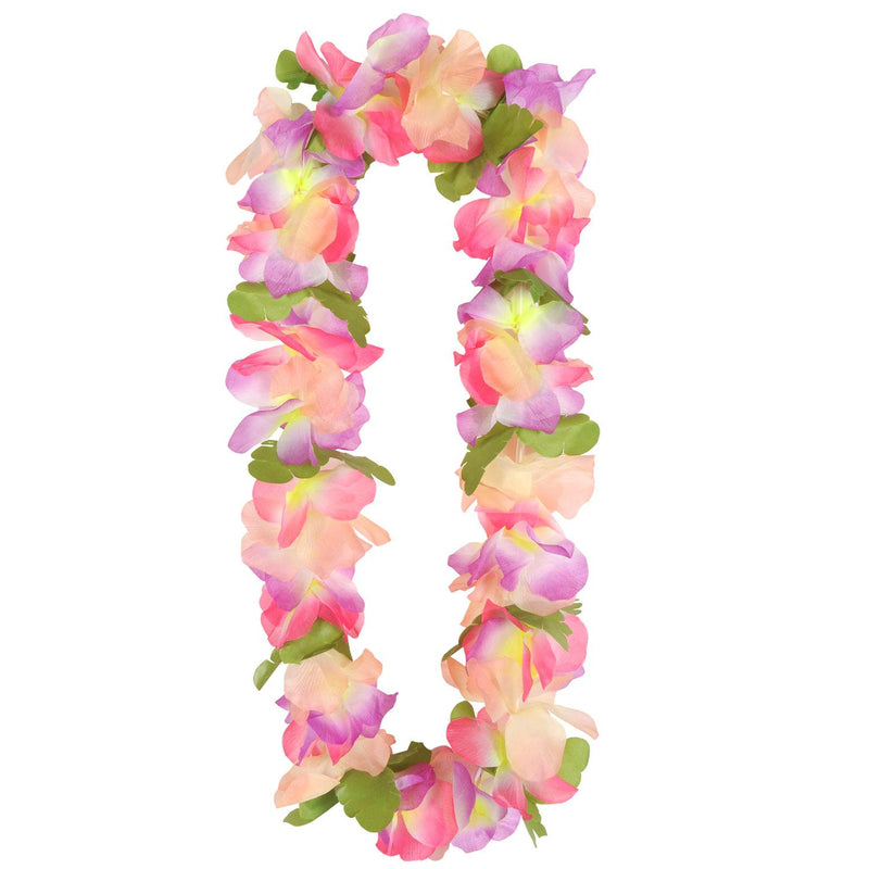 Beistle Luau Party Silk 'N Petals Tropical Garden Lei