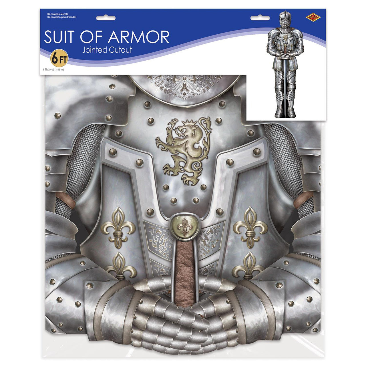 Medieval Party Decoration Jointed Suit Of Armor (Case of 12)