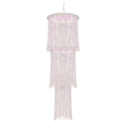 3-Tier (1-Ply) Shimmering Chandelier Wedding Decoration - opalescent