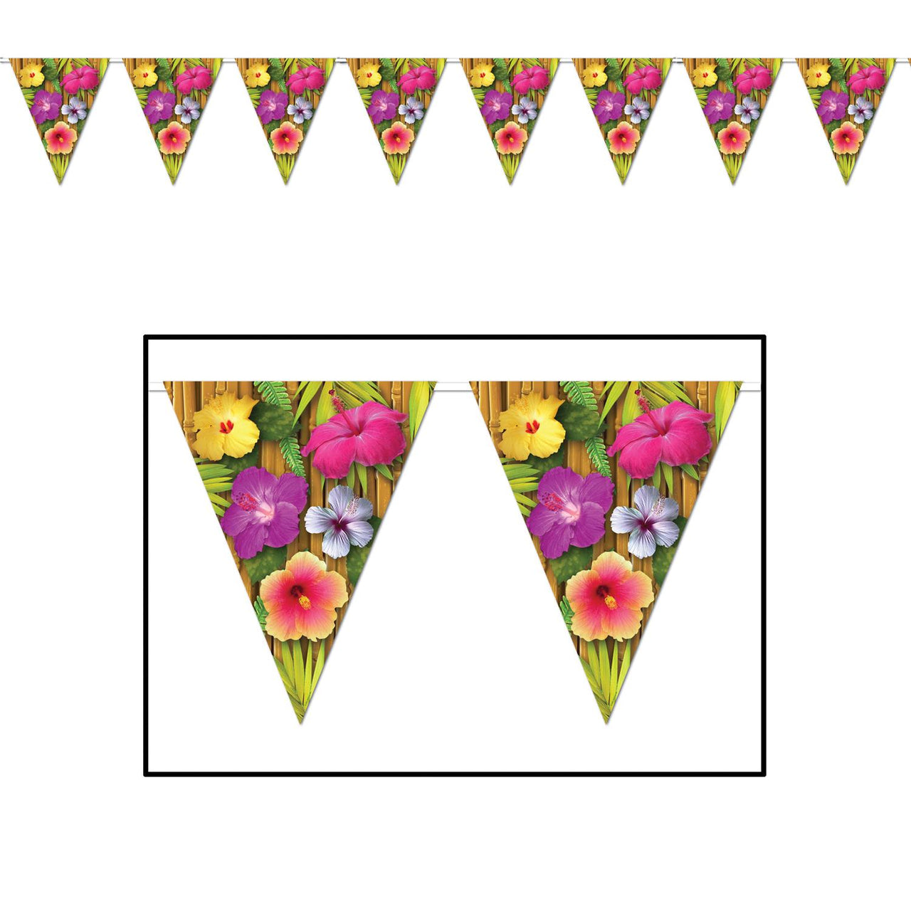 Beistle Luau Pennant Banner