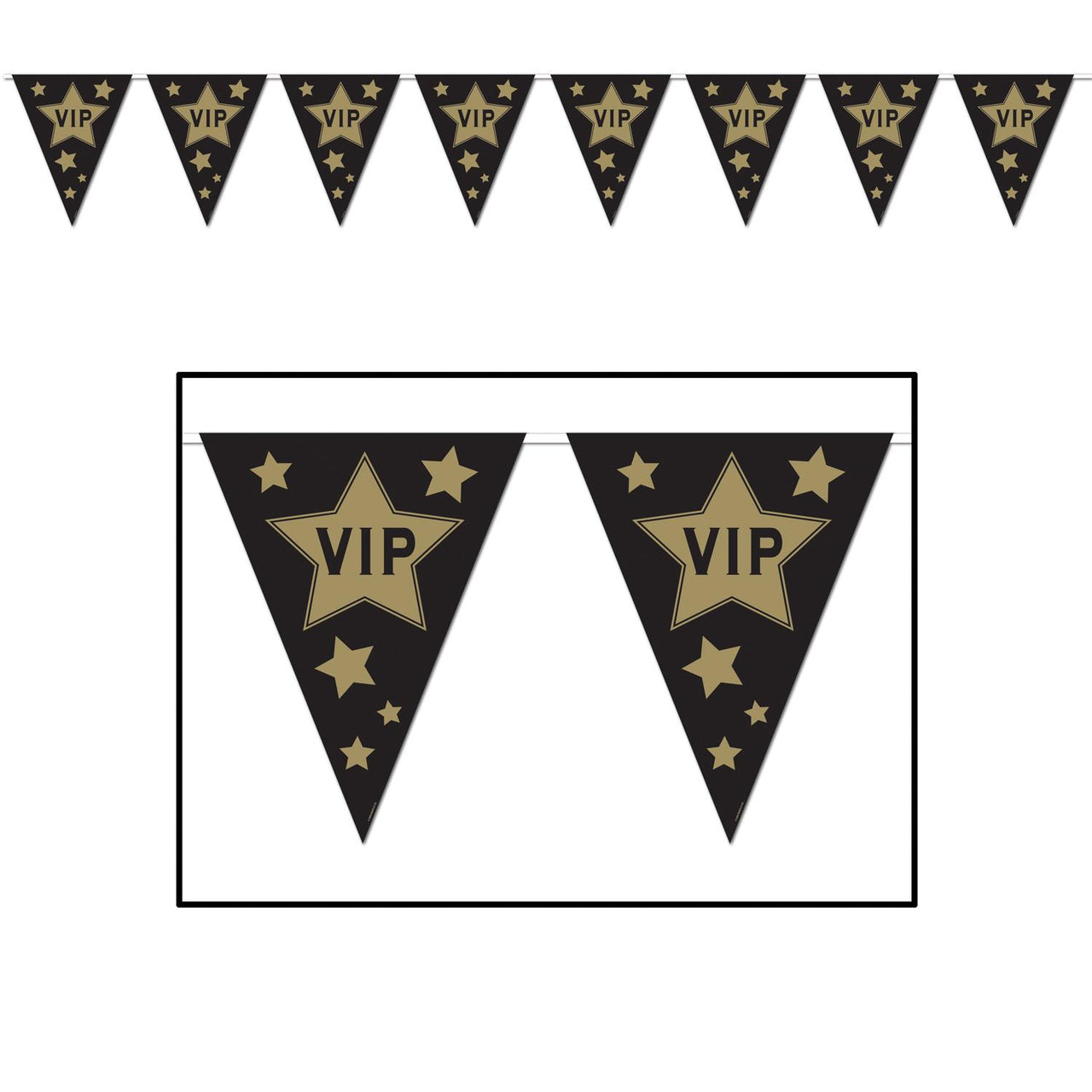 Beistle VIP Party Pennant Banner