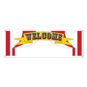 Beistle Welcome Party Sign Banner
