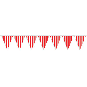 Beistle Striped Party Pennant Banner
