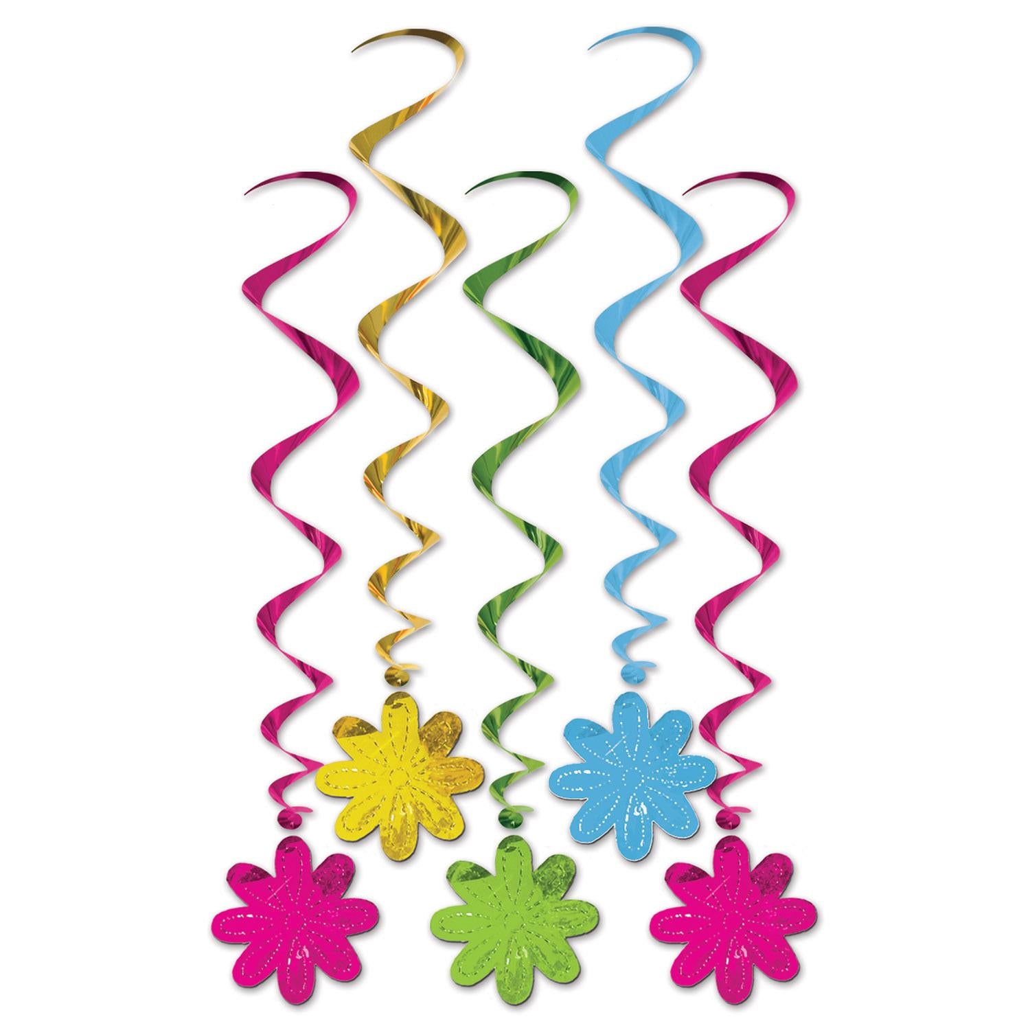 Flower Party Whirls (5 per Package)