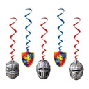 Beistle Medieval Party Whirls (5/Pkg)