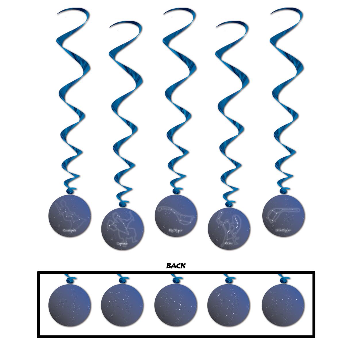 Beistle Constellation Party Whirls (5/Pkg)