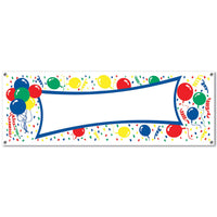 Beistle Balloons Party Sign Banner